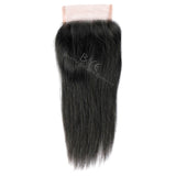 BARE Deluxe Straight 4x4 Transparent/ Brown Lace Closure